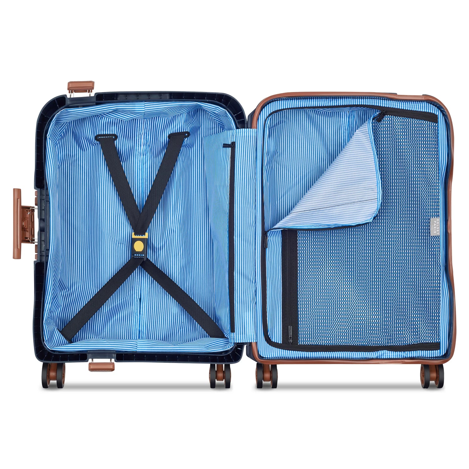 DELSEY MONCEY. TROLLEY CABINE SLIM 4 ROUES DOUBLES 55CM