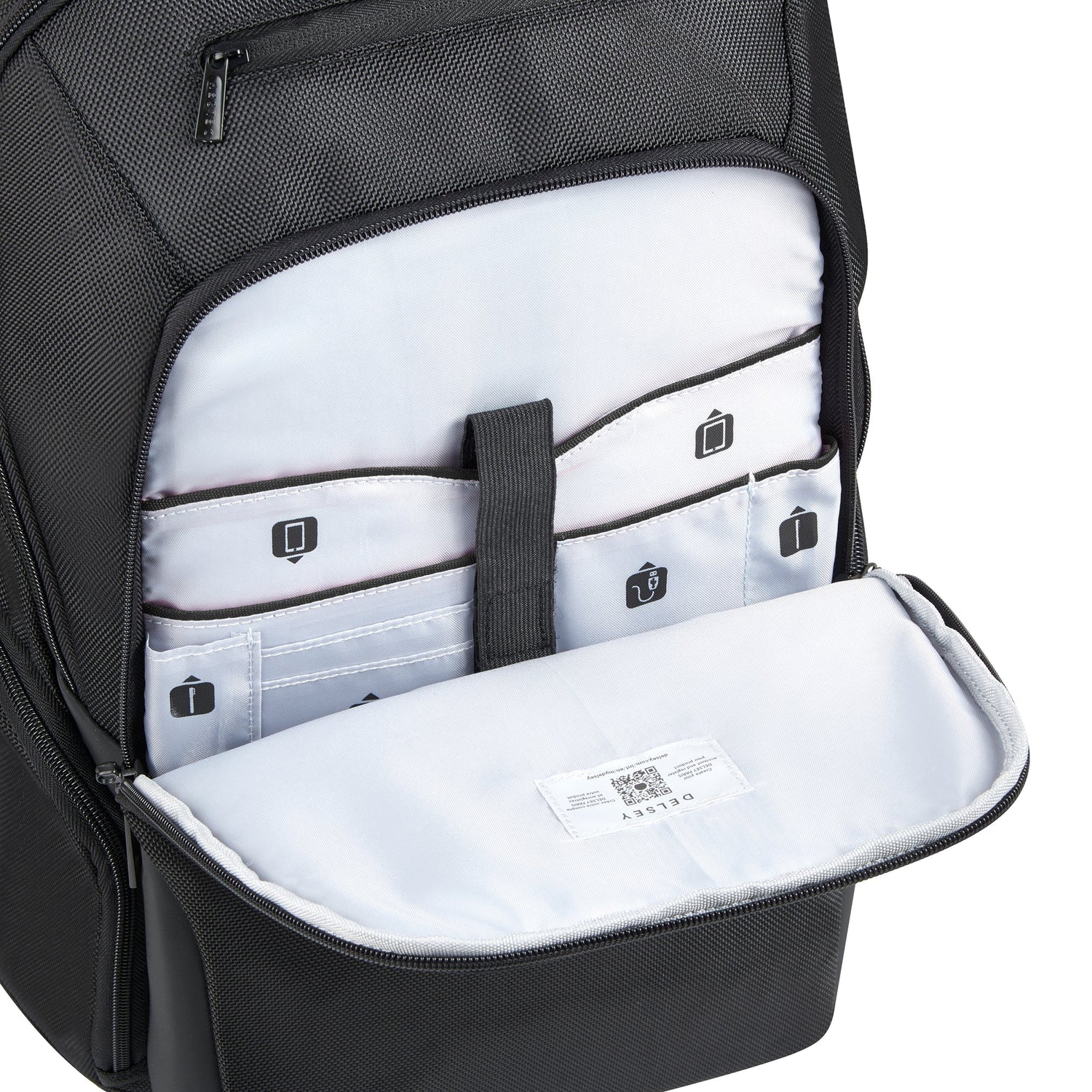 DELSEY PARVIS PLUS BACKPACK 2 COMPARTMENTS 15.6" - PROTECTION PC