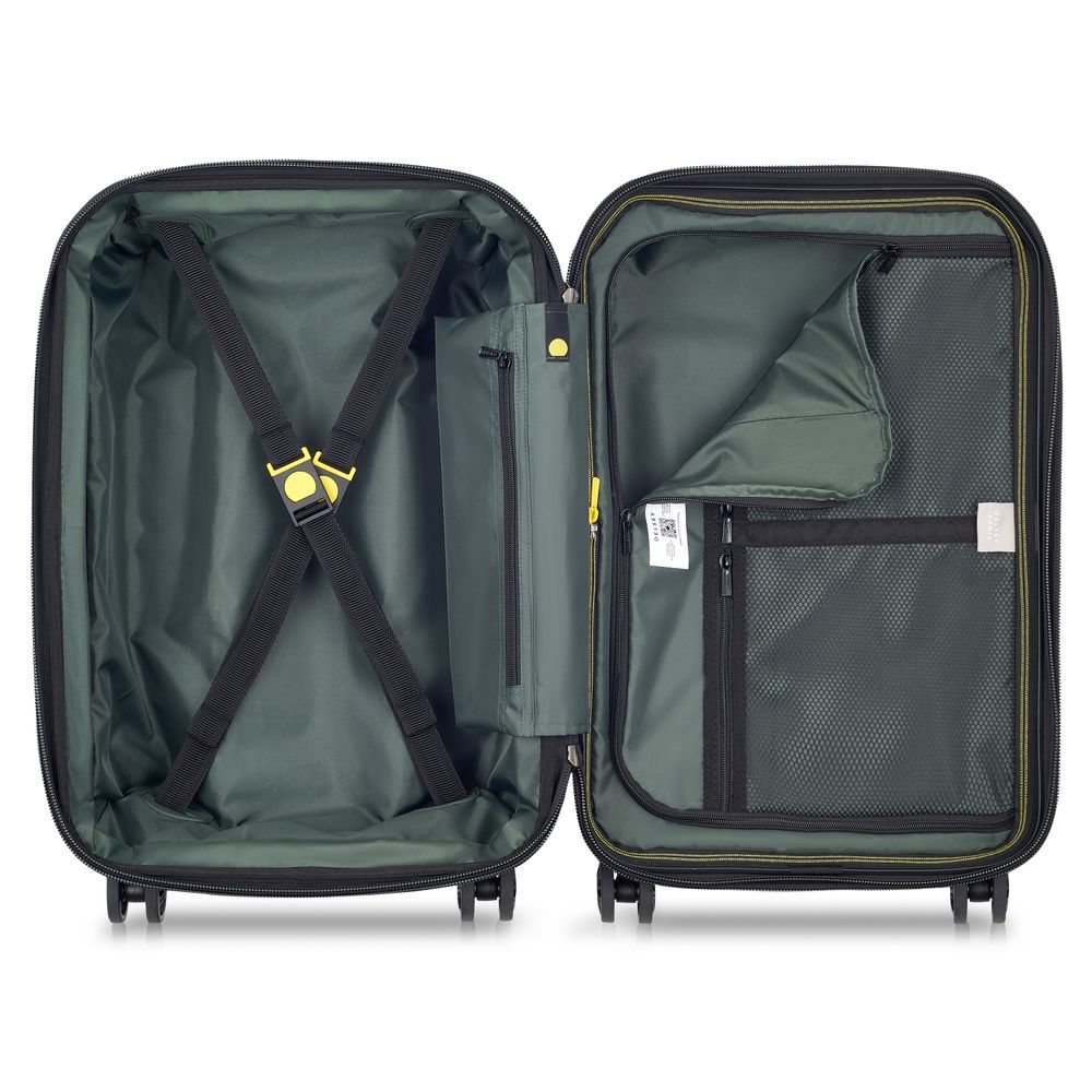 DELSEY REMART. TROLLEY CABINE EXTENSIBLE 4 ROUES DOUBLES 55CM