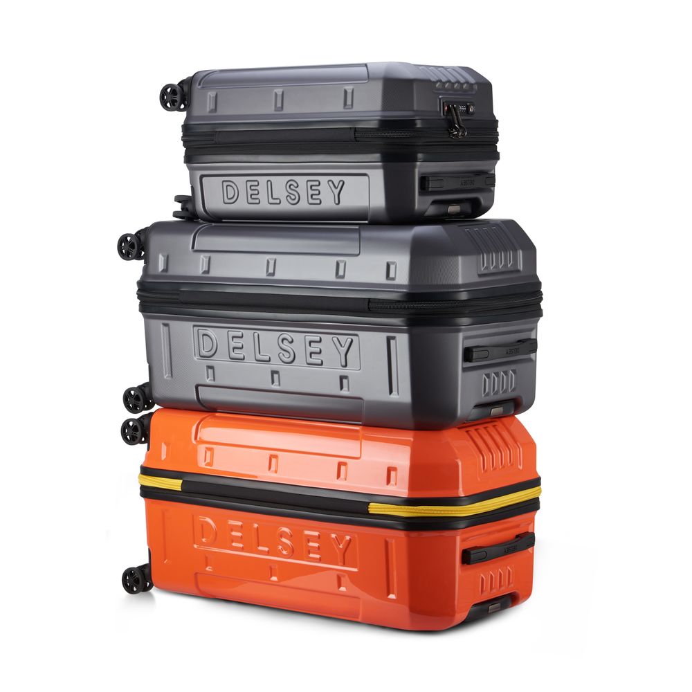 DELSEY REMART. TROLLEY CABINE EXTENSIBLE 4 ROUES DOUBLES 55CM