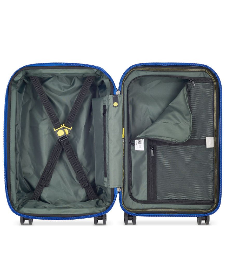 DELSEY REMART. TROLLEY CABINE EXTENSIBLE 4 ROUES DOUBLES 55CM