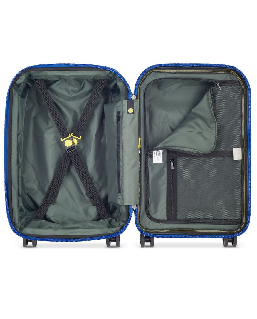 DELSEY REMART. TROLLEY CABINE EXTENSIBLE 4 ROUES DOUBLES 55CM