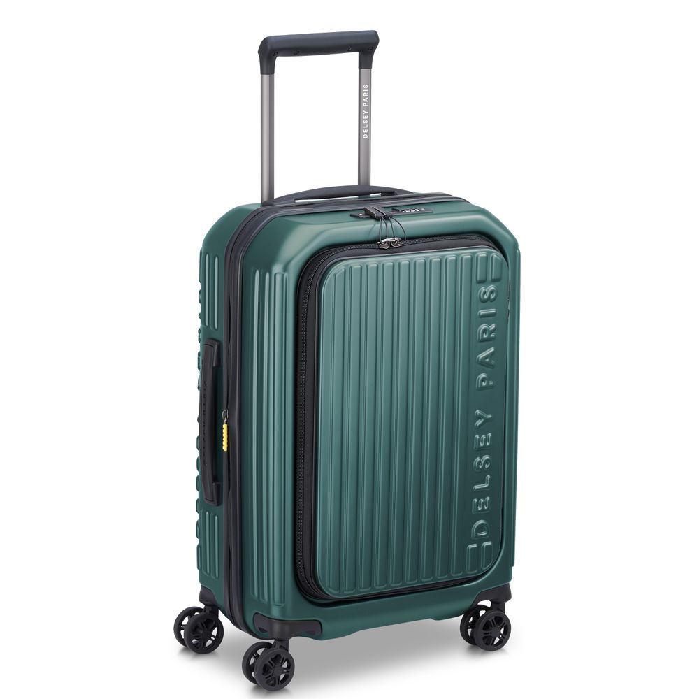 DELSEY SÉCURITÉ. VALISE EXTENSIBLE 4 ROUES DOUBLES 55CM
