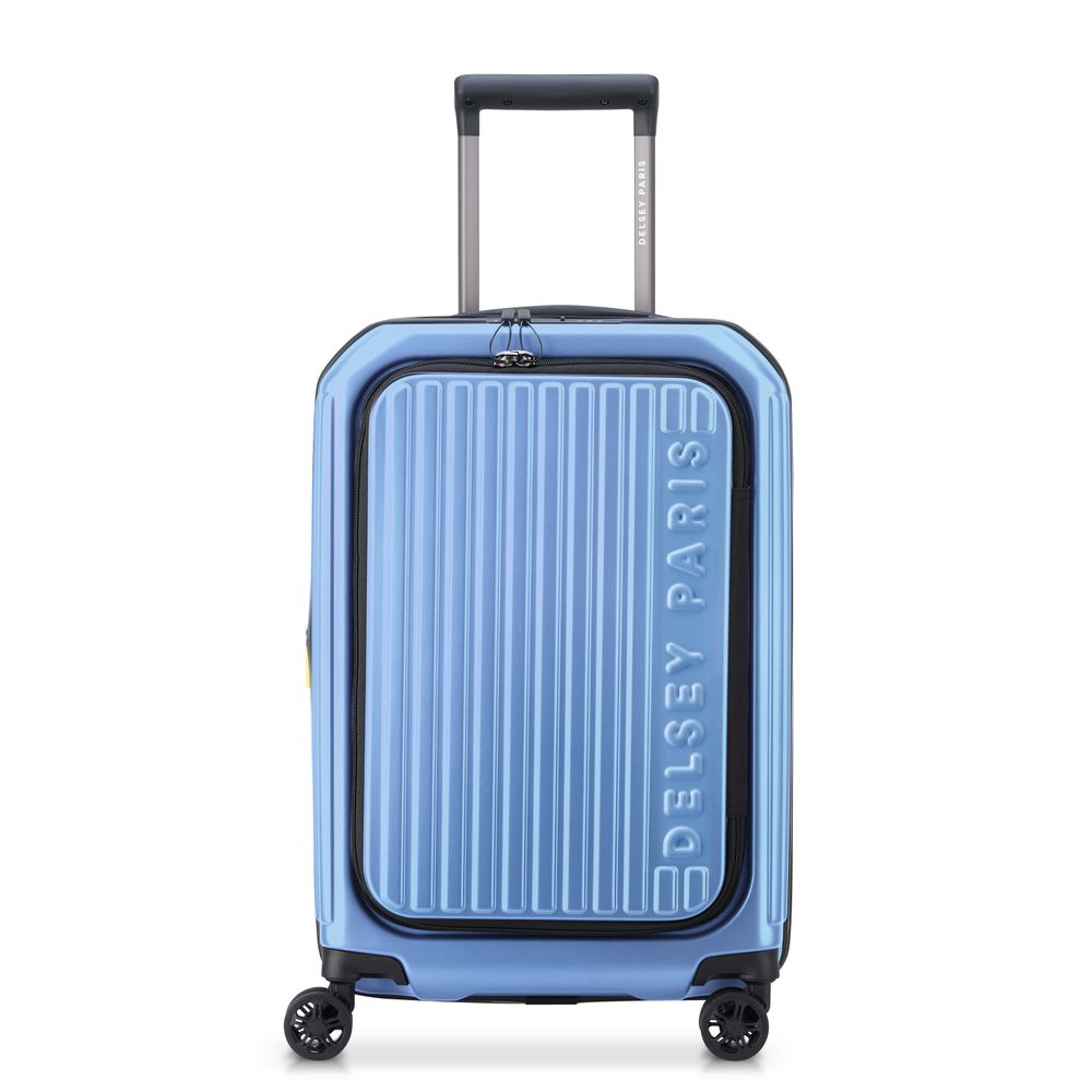 DELSEY SÉCURITÉ. VALISE EXTENSIBLE 4 ROUES DOUBLES 55CM
