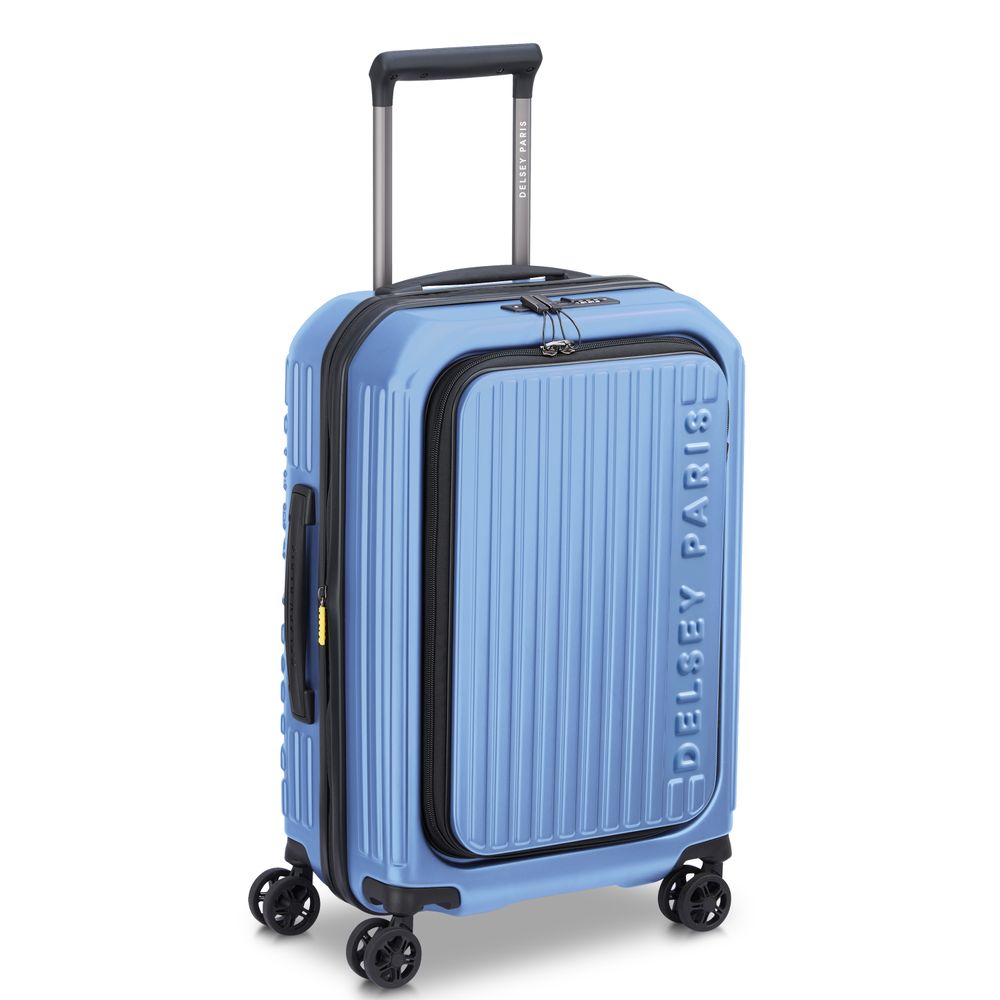 DELSEY SÉCURITÉ. VALISE EXTENSIBLE 4 ROUES DOUBLES 55CM