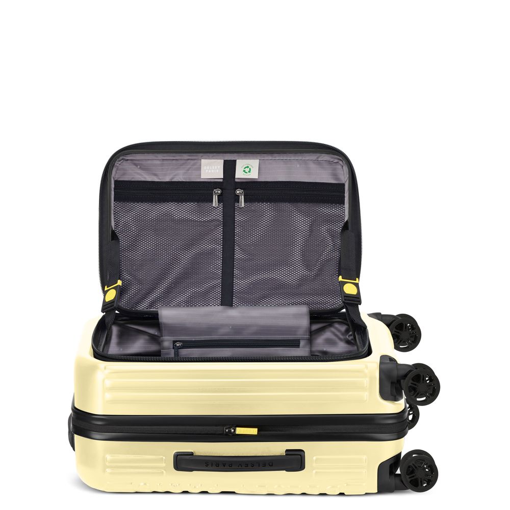 DELSEY SÉCURITÉ. VALISE EXTENSIBLE 4 ROUES DOUBLES 55CM