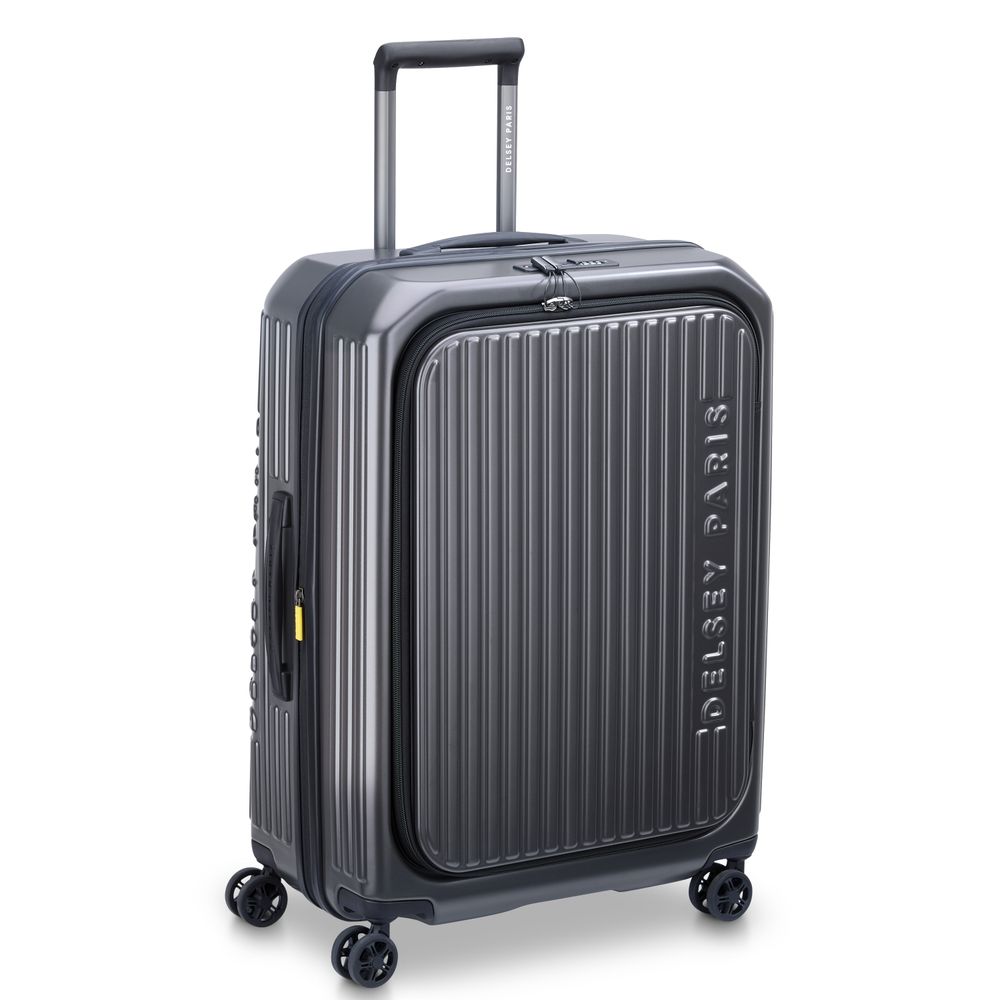 DELSEY SÉCURITÉ. VALISE EXTENSIBLE 4 ROUES DOUBLES 65CM