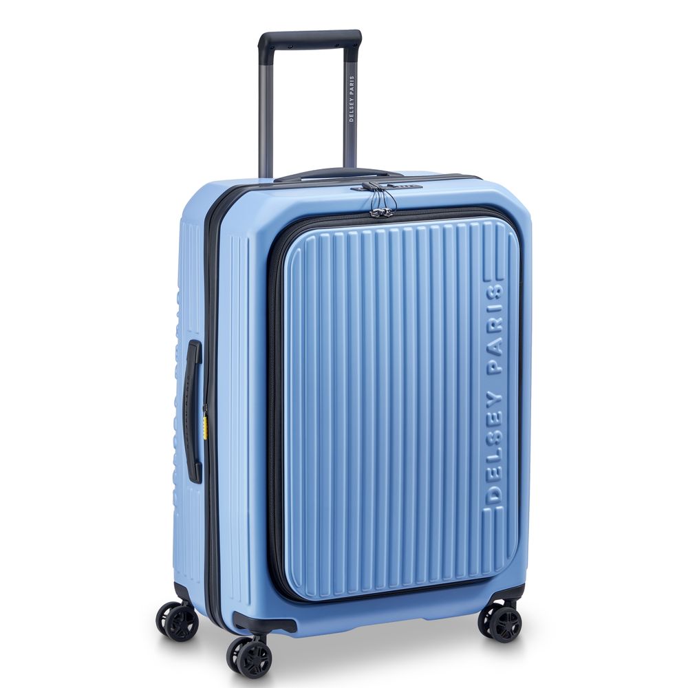 DELSEY SÉCURITÉ. VALISE EXTENSIBLE 4 ROUES DOUBLES 65CM