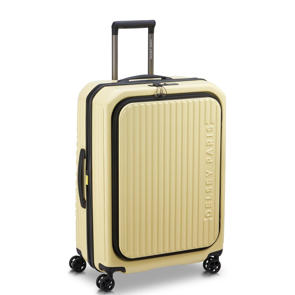 DELSEY SÉCURITÉ. VALISE EXTENSIBLE 4 ROUES DOUBLES 65CM