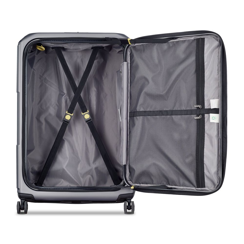 DELSEY SÉCURITÉ. VALISE EXTENSIBLE 4 ROUES DOUBLES 77CM