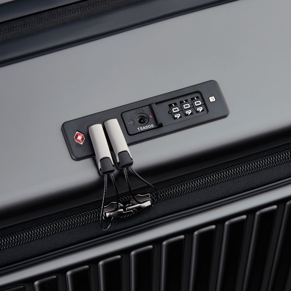 DELSEY SÉCURITÉ. VALISE EXTENSIBLE 4 ROUES DOUBLES 77CM