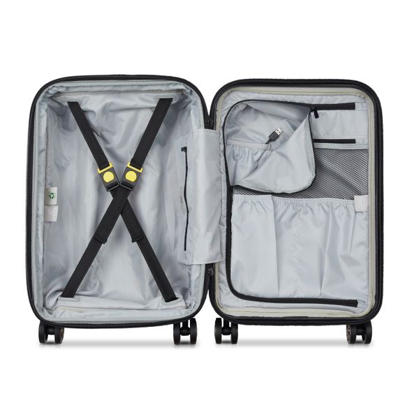 DELSEY SHADOW 5.0. TROLLEY EXPANDABLE CABIN 4 DOUBLE WHEELS 55CM