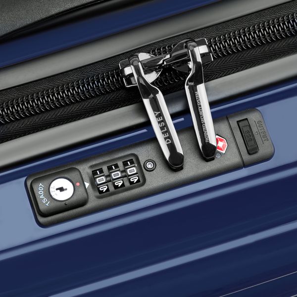 DELSEY SHADOW 5.0 TROLLEY SLIM EXPANDABLE 4 DOUBLE WHEELS 55CM