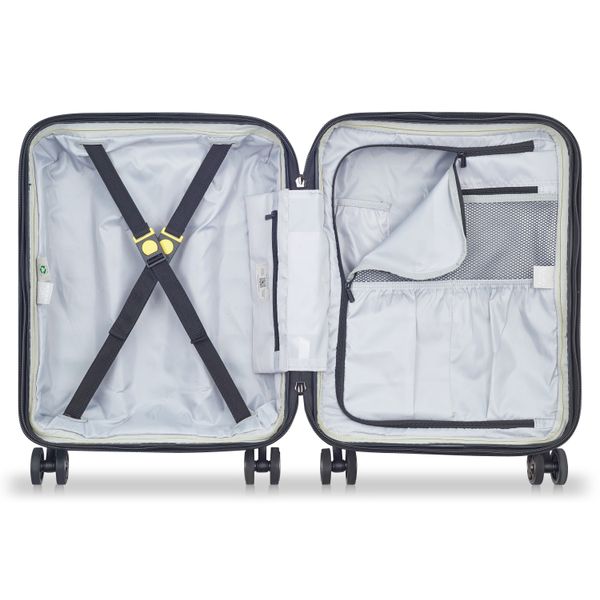 DELSEY SHADOW 5.0 TROLLEY SLIM EXPANDABLE 4 DOUBLE WHEELS 55CM