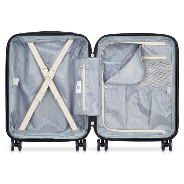DELSEY SHADOW 5.0 TROLLEY SLIM EXPANDABLE 4 DOUBLE WHEELS 55CM