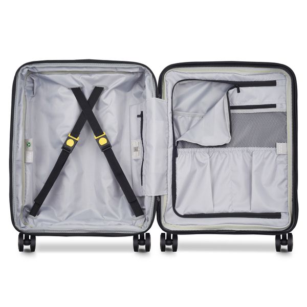 DELSEY SHADOW 5.0 Udvidelig Slim Trolley 4 Double Wheels 55 cm