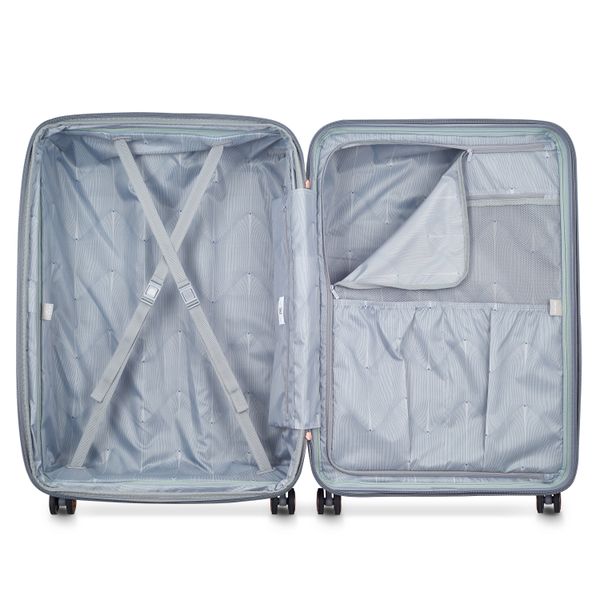 DELSEY SHADOW 5.0. TROLLEY ERWEITERBAR 4 DOPPELRÄDER 82CM
