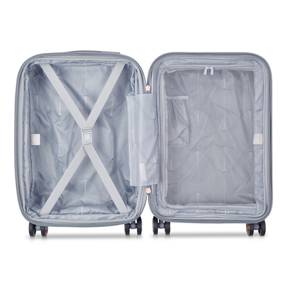 DELSEY SHADOW 5.0. TROLLEY EXPANDABLE CABIN 4 DOUBLE WHEELS 55CM