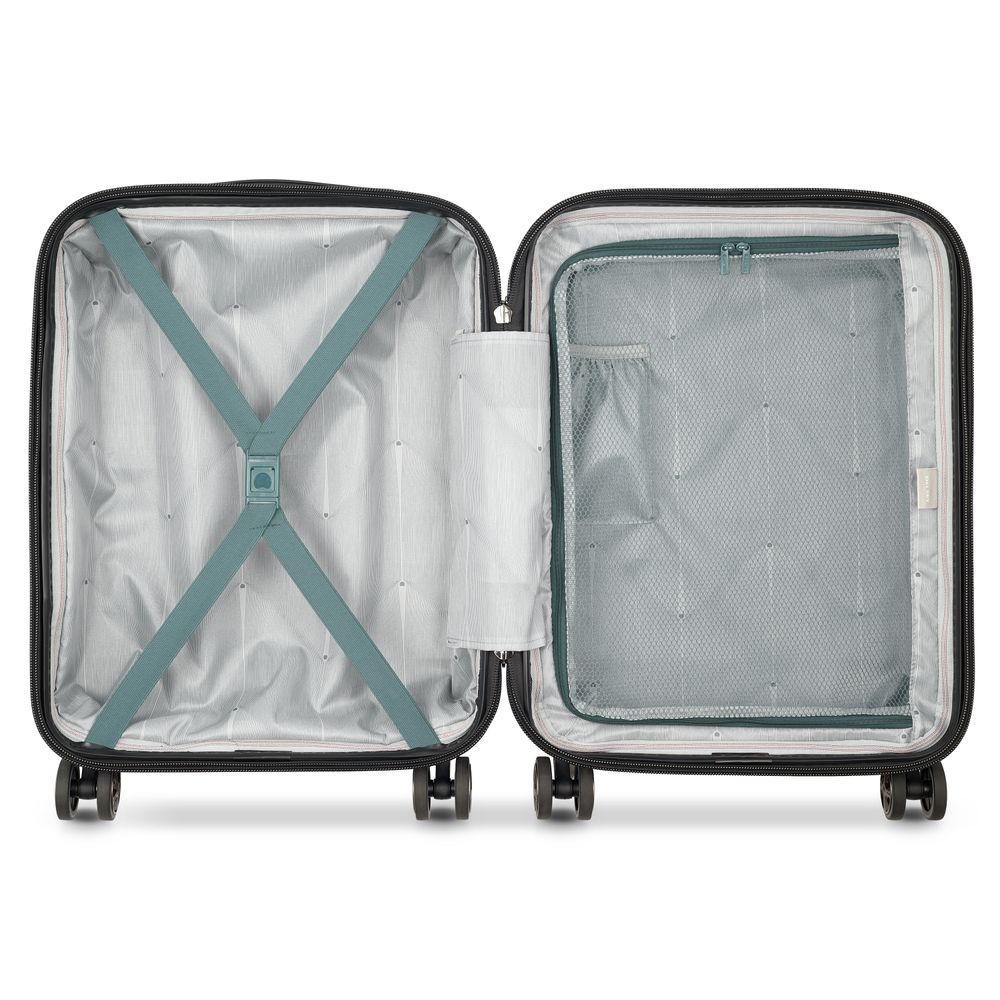 DELSEY SHADOW 5.0. TROLLEY CABINE SLIM 4 RODAS DUPLAS 55CM