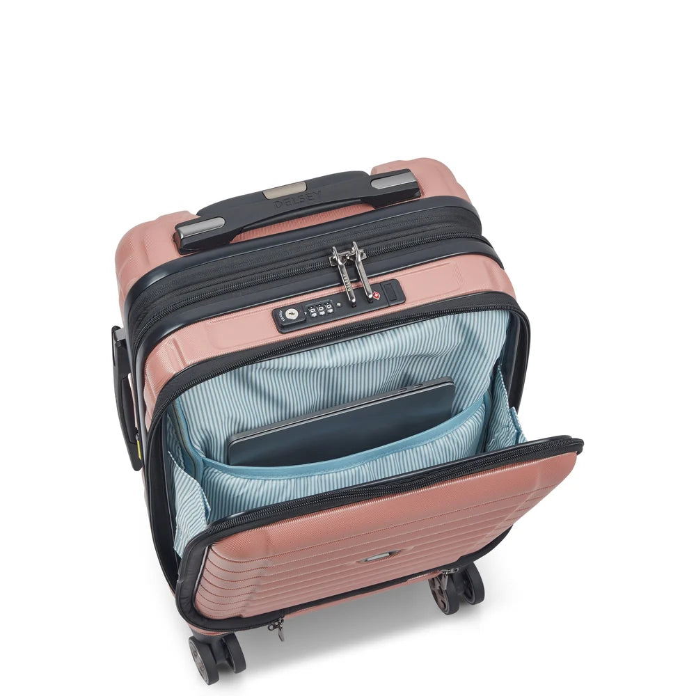 DELSEY SHADOW 5.0 TROLLEY ERWEITERBARE KABINE BUSINESS SCHWER 55CM