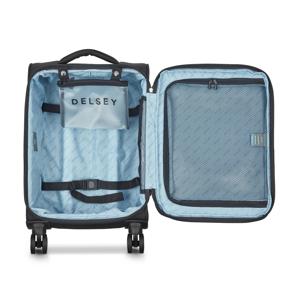 DELSEY SHADOW DLX TROLLEY CABINE EXTENSIBLE 55CM