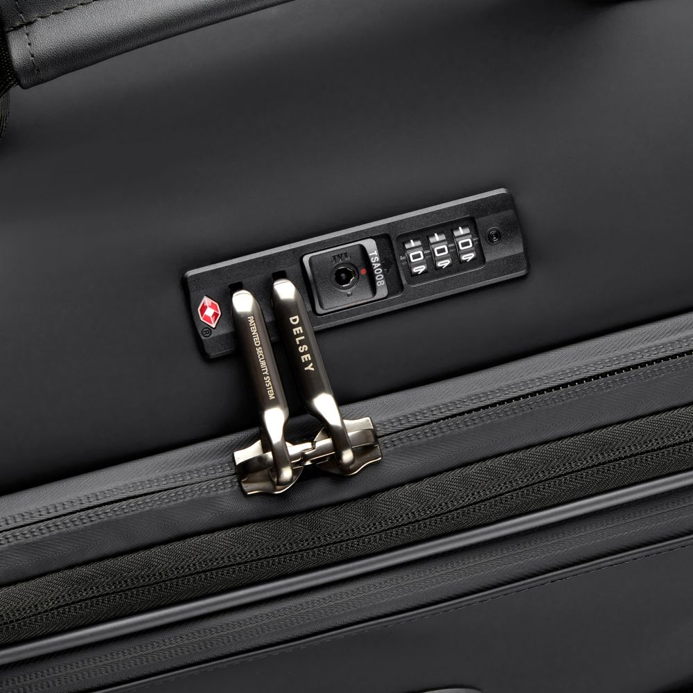 DELSEY TURENNE DOUX. TROLLEY CABINE EXTENSIBLE 4 ROUES DOUBLES 66CM