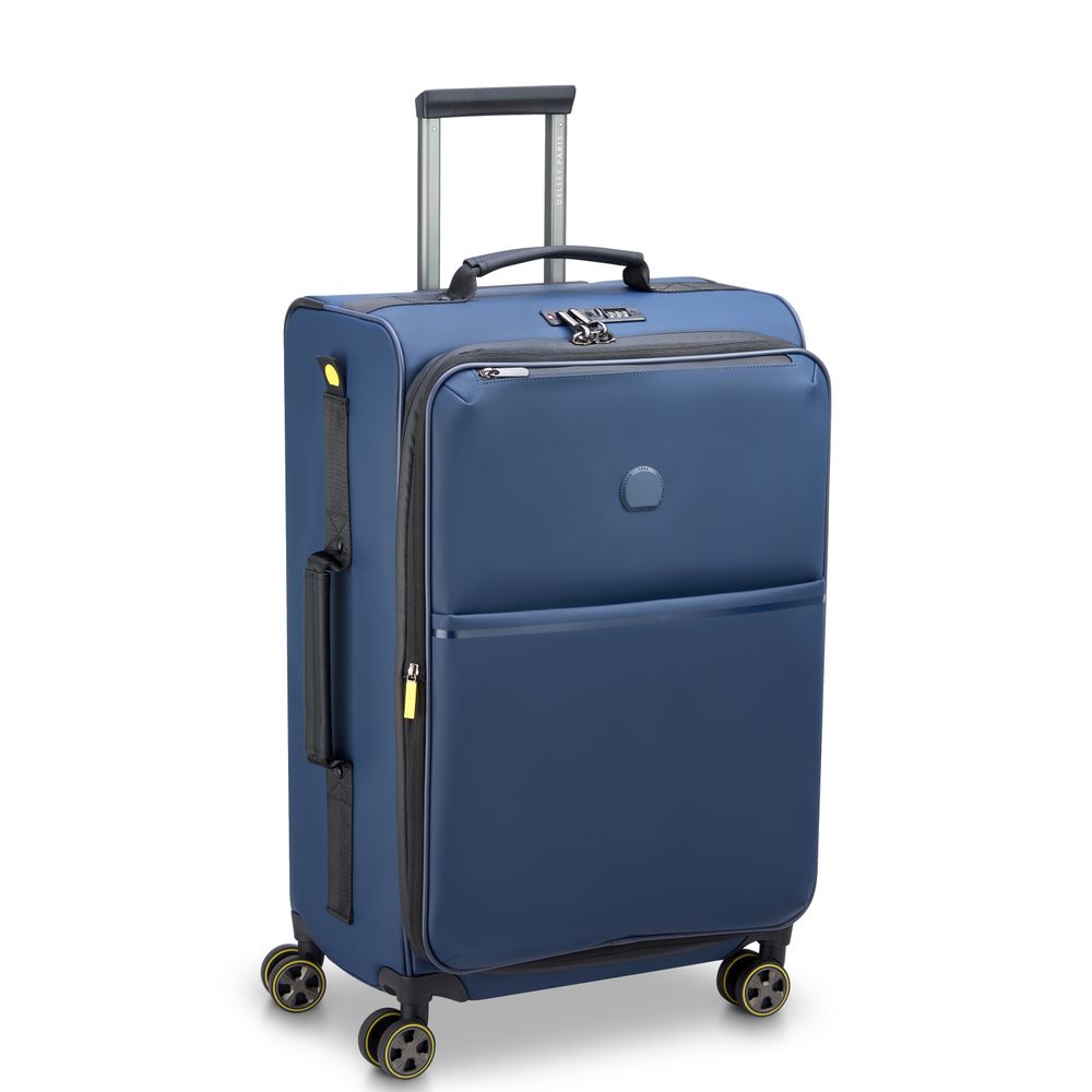 DELSEY TURENNE DOUX. TROLLEY CABINE EXTENSIBLE 4 ROUES DOUBLES 66CM