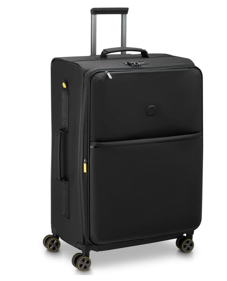 DELSEY TURENNE DOUX. TROLLEY CABINE EXTENSIBLE 4 ROUES DOUBLES 76CM