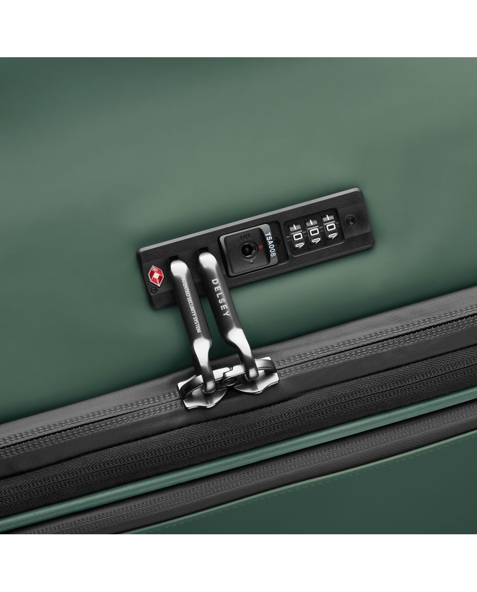 DELSEY TURENNE DOUX. TROLLEY CABINE EXTENSIBLE 4 ROUES DOUBLES 76CM