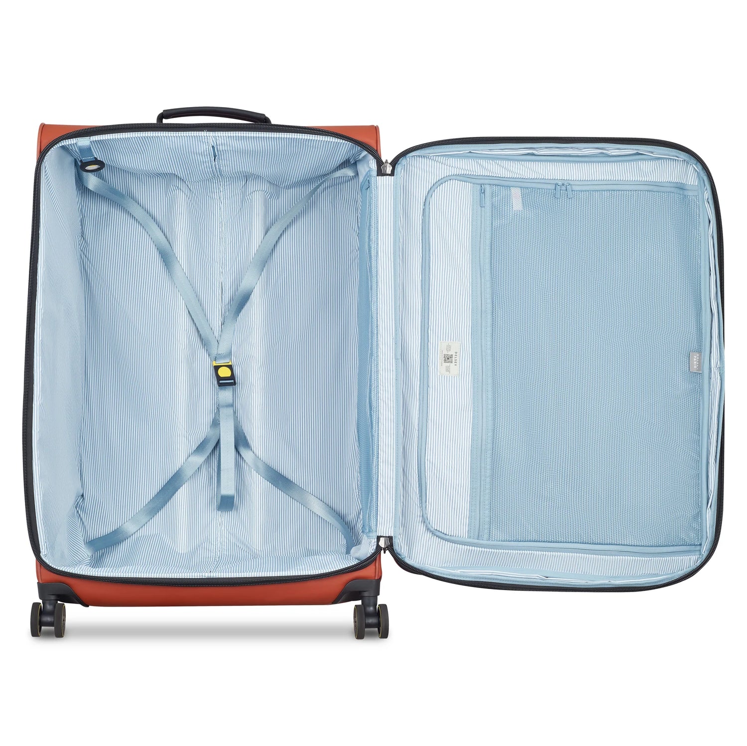 DELSEY TURENNE SOFT. TROLLEY EXPANDABLE CABIN 4 DOUBLE WHEELS 82CM