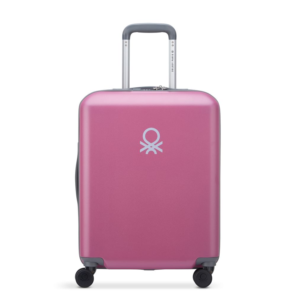 DELSEY UCB HARD SUITCASE TROLLEY SLIM 4 DOUBLE WHEELS 55 CM