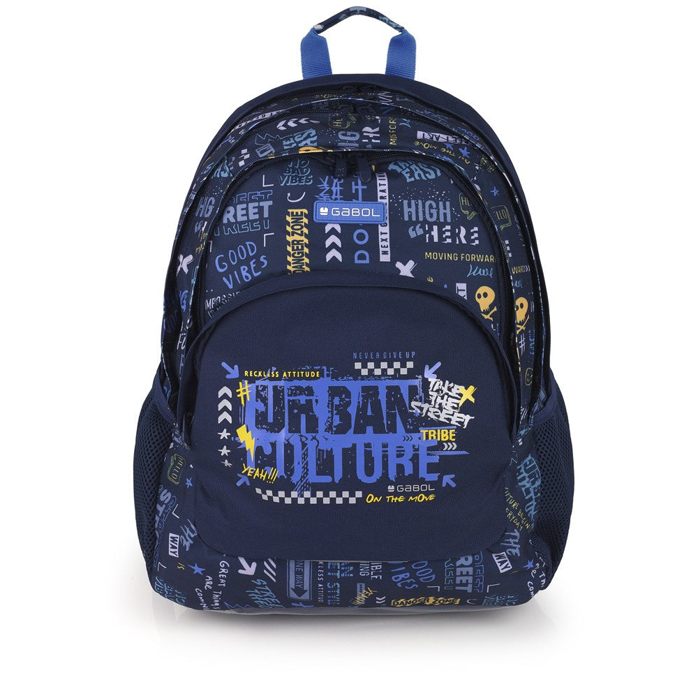 GABOL Zaino con 3 dipartimenti SKULL