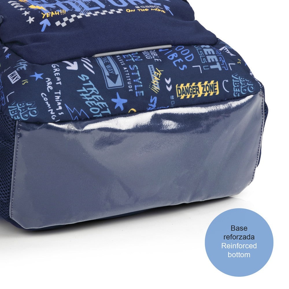 GABOL Zaino con 3 dipartimenti SKULL