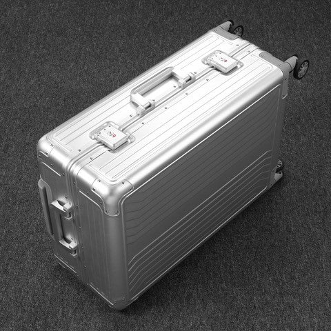 GREENWICH Kabinenkoffer 100% Aluminium TURIN GREY