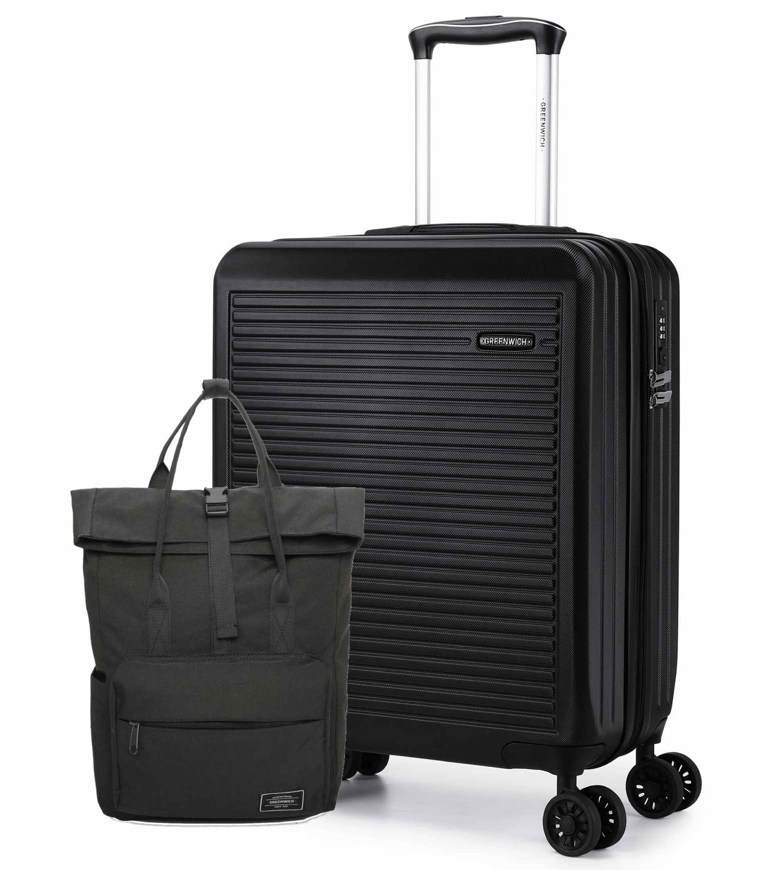 Pack Cabin suitcase NAIROBI + backpack FABER black