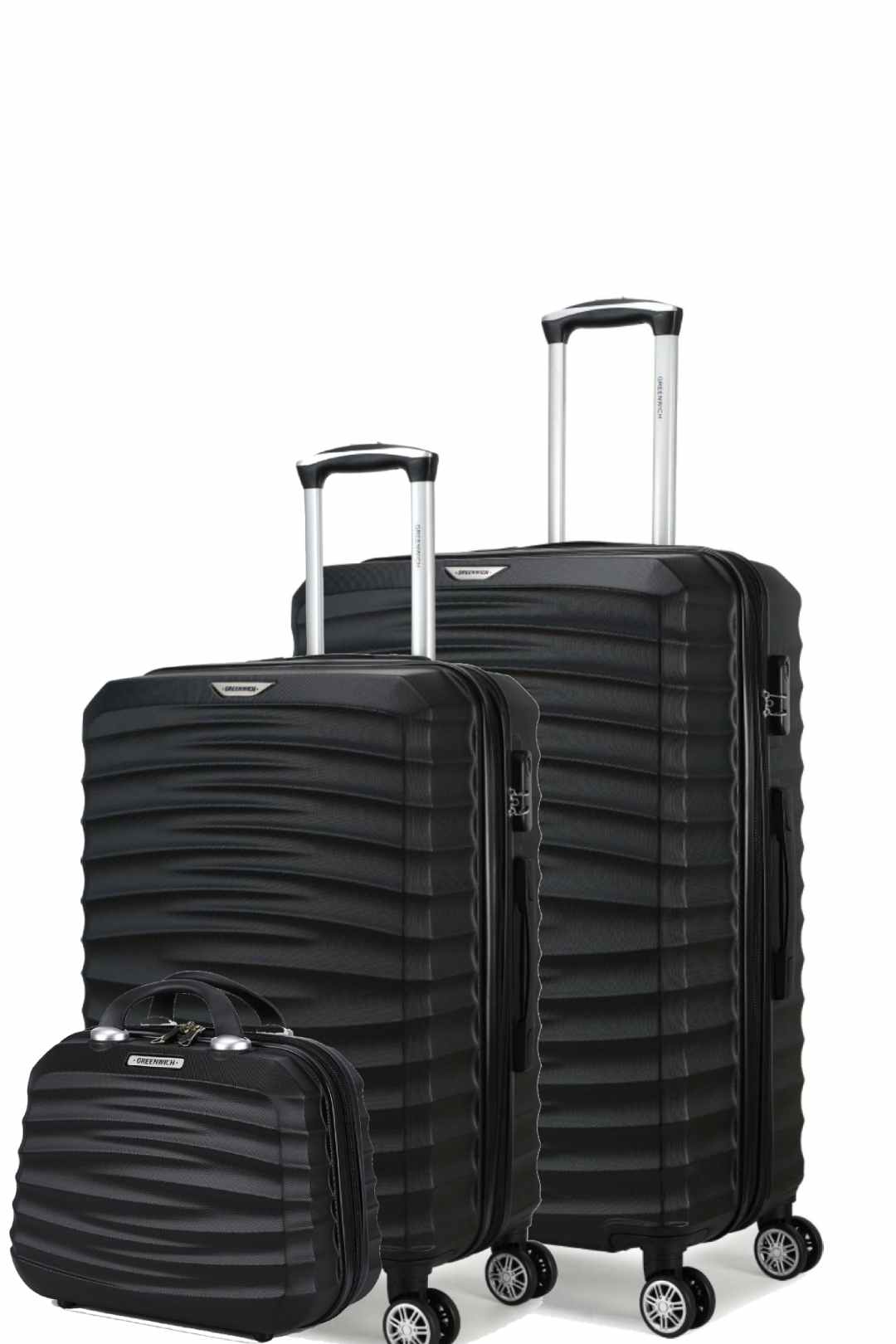 GREENWICH SET Von zwei Koffern und NECESER FEZ