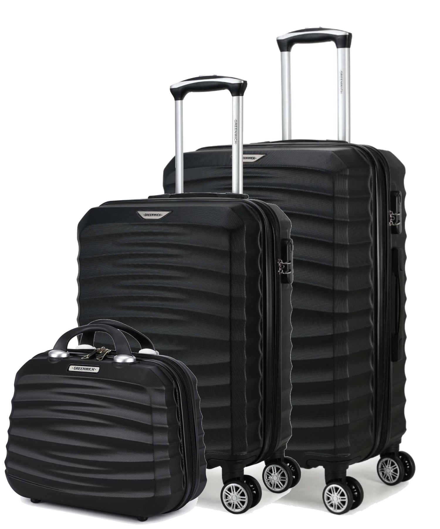 Greenwich Set rozszerzalnych walizek i Neceser FEZ