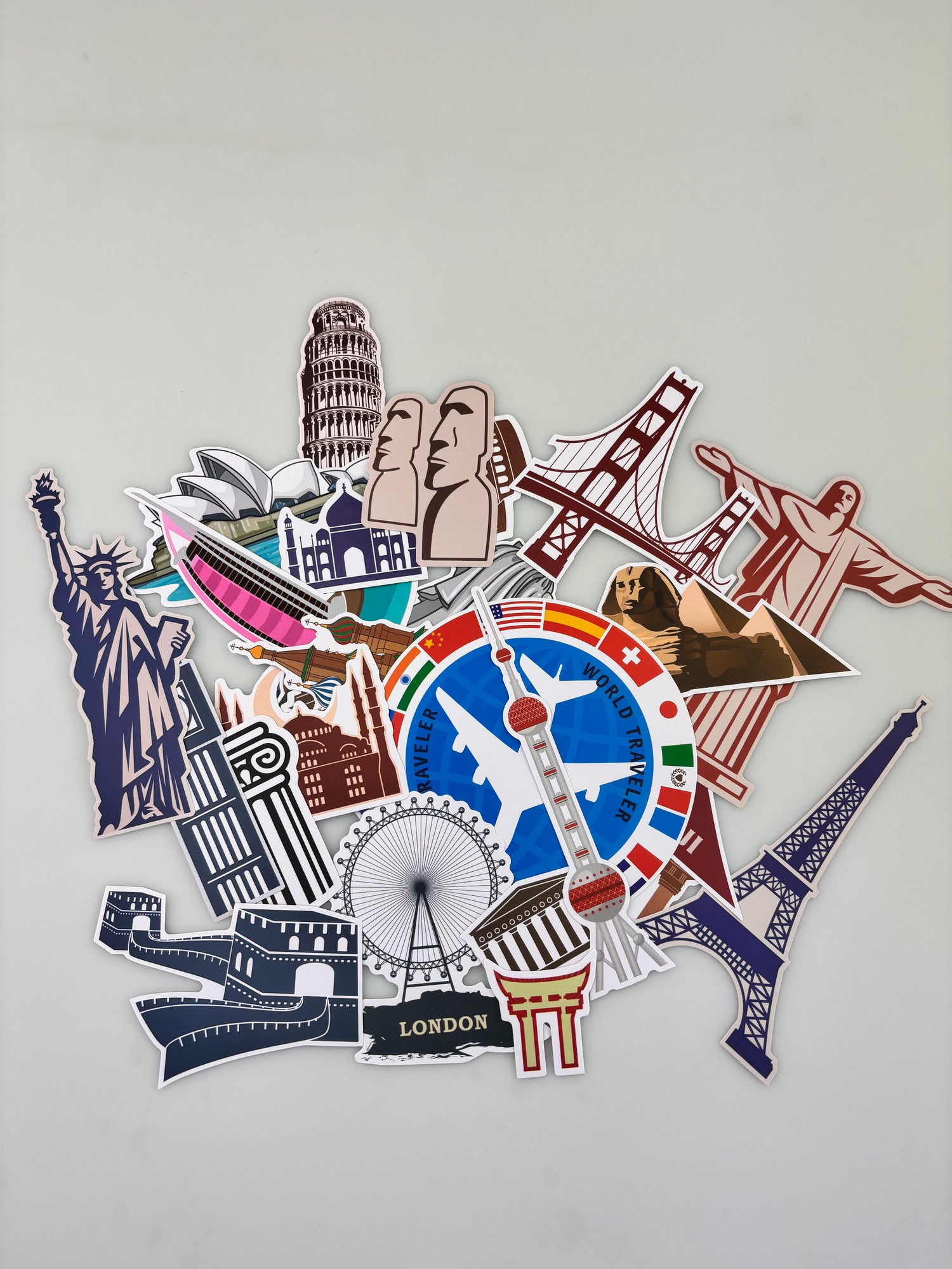 GREENWICH pegatinas monumentos