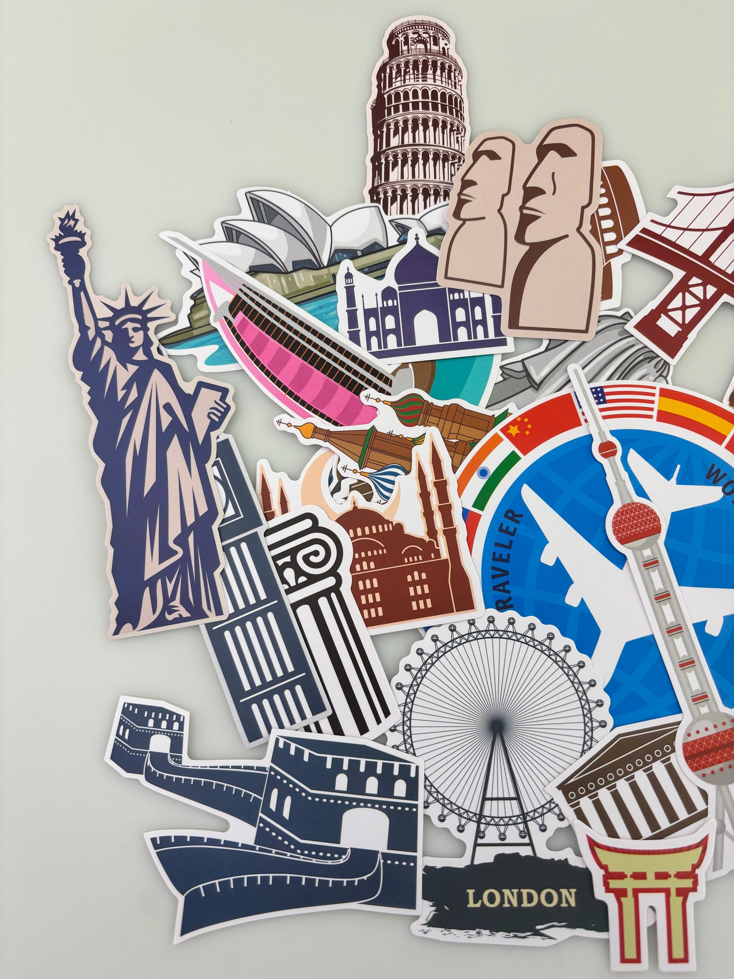 GREENWICH pegatinas monumentos