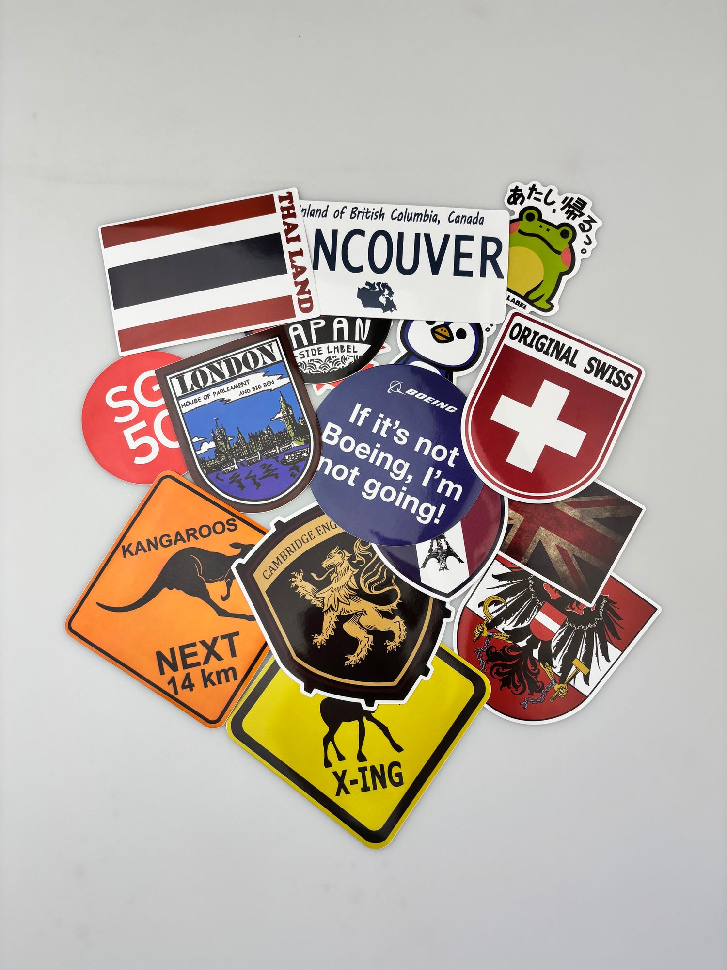 GREENWICH pegatinas países