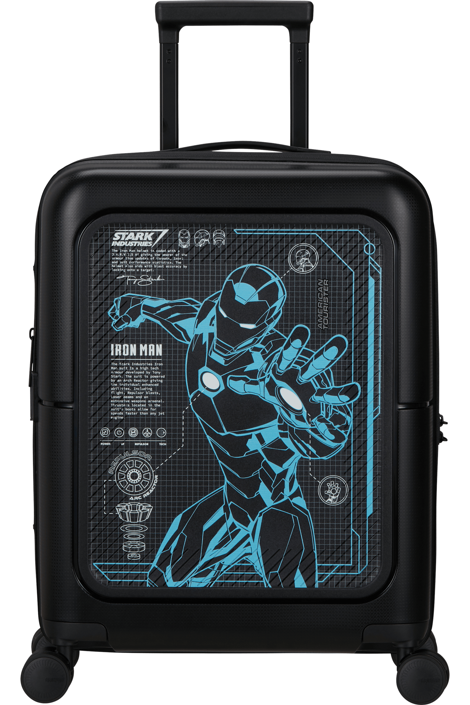 AMERICAN TOURISTER Valise cabine Extensible DASHPOP MARVEL - Iron Man