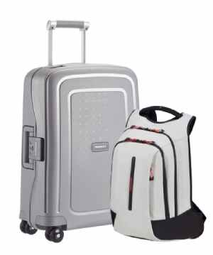 Pack Kabinenkoffer S-Cure + Rucksack ECODIVER 17" von SAMSONITE