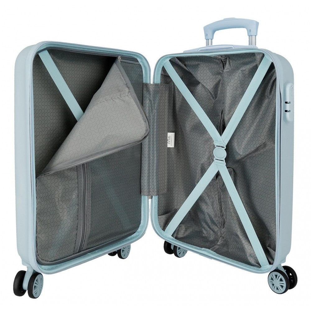 Cabin suitcase FROZEN MAGIC ICE AZUL