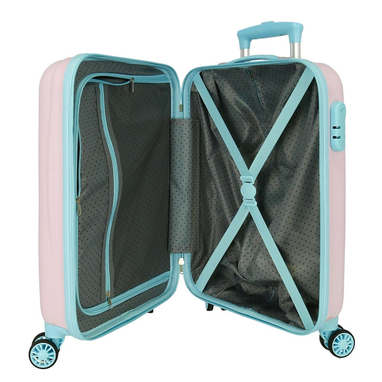 Cabin suitcase rigid Disney 100 Once upon a story 55 cm pink