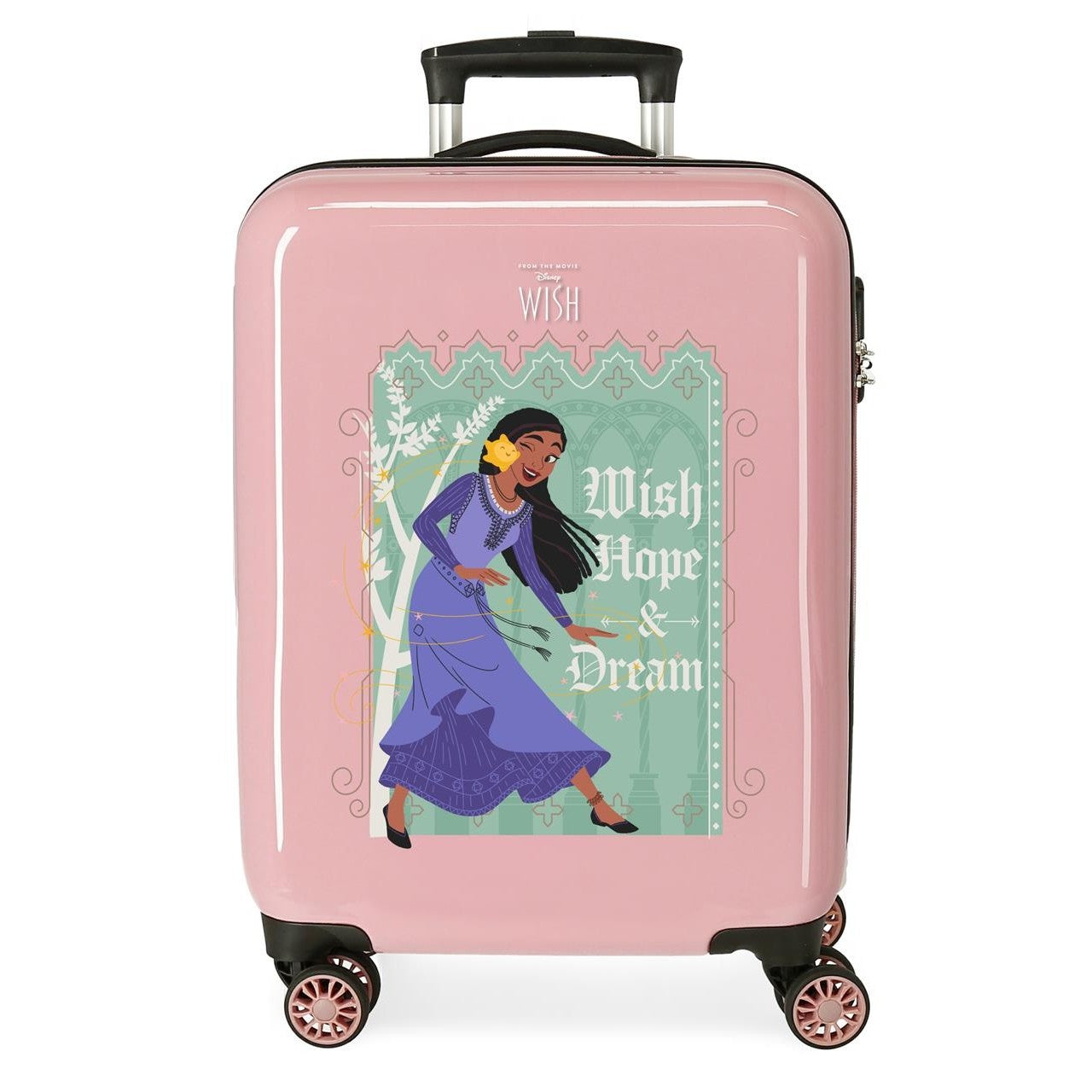 Valise cabine Wishes come true rigide 55 cm nude