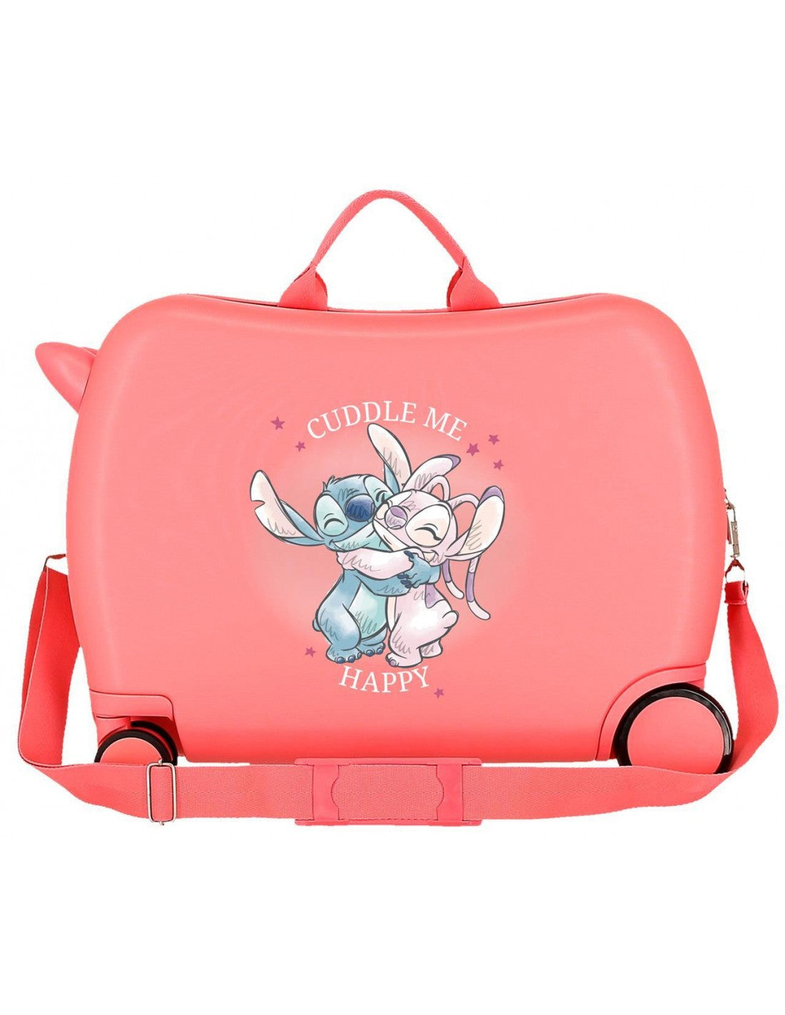 SUITCASE INF.ABS 4R. (2.MULTI) STITCH CUDDLE ME CORAL
