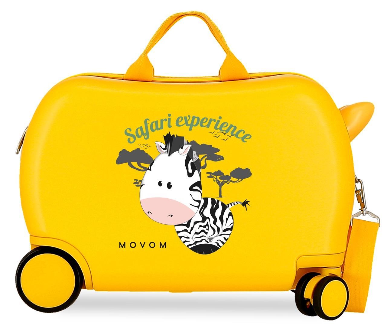 KOFFER INF.ABS 4R.(2 MULTI.) 45CM. MOVOM LUGGAGE OCKER