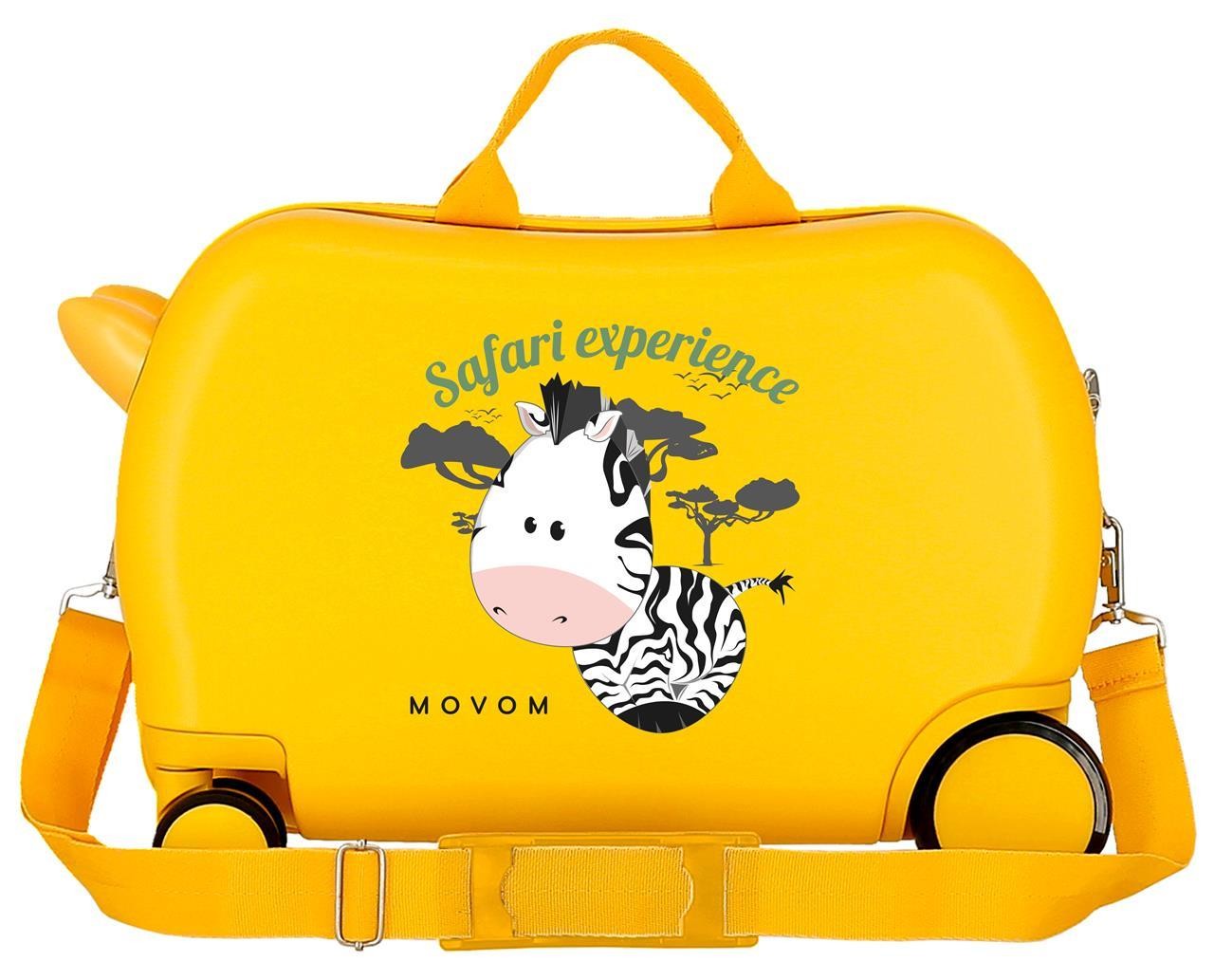 KOFFER INF.ABS 4R.(2 MULTI.) 45CM. MOVOM LUGGAGE OCKER