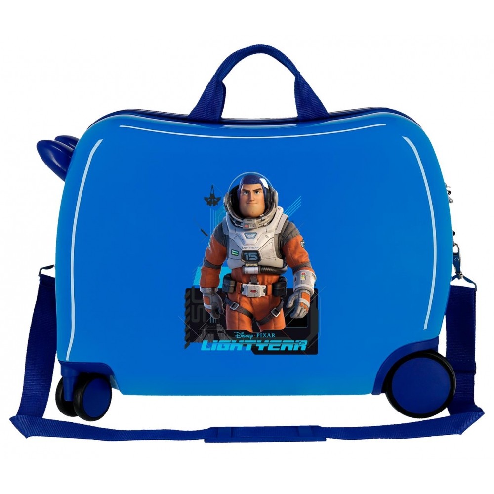 Children's suitcase 2 multidirectional wheels Lightyear