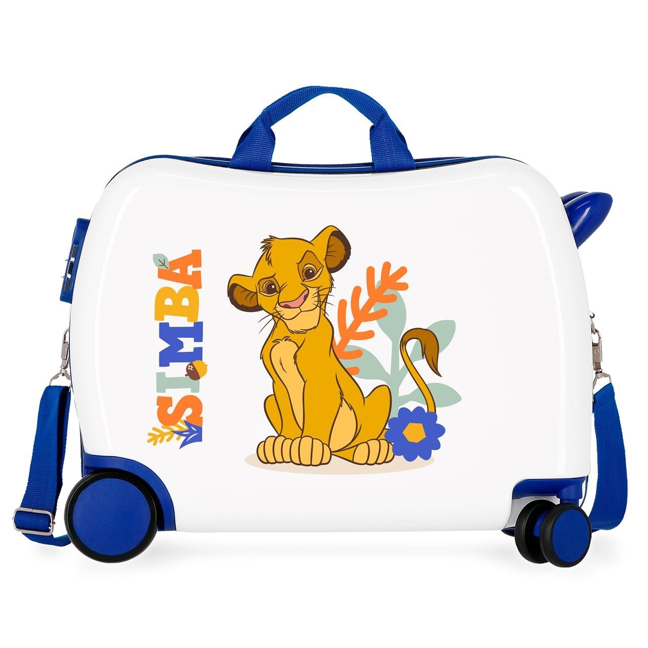 Kinderkoffer 4 multidirectionele wielen DISNEY SIMBA COLORS